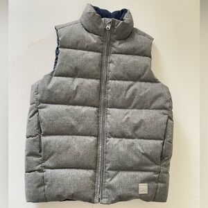 Gap Gray Puffer Kids Vest Size Medium Regular (8-9)